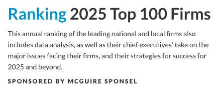 Ranking 2025 Top 100 Firms